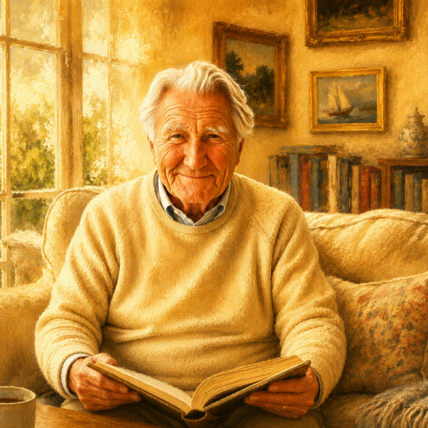 Example of a picturekind in loving memory portrait